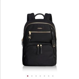 Tumi Hagen Backpack Black with Gold Hardware